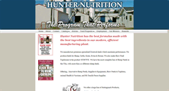 Desktop Screenshot of hunternutrition.com